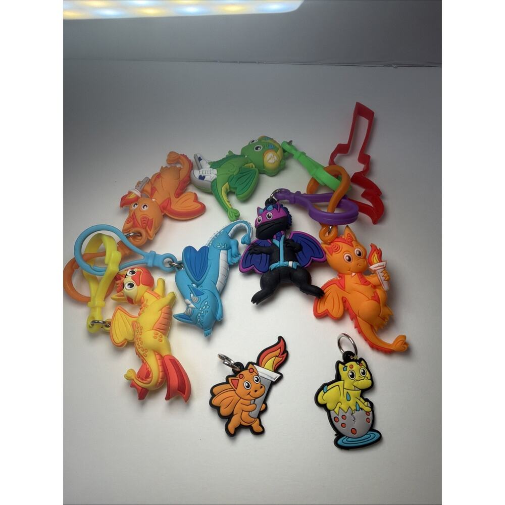 American Heart Association Keychains Kids Heart Challenge Lot Of 8